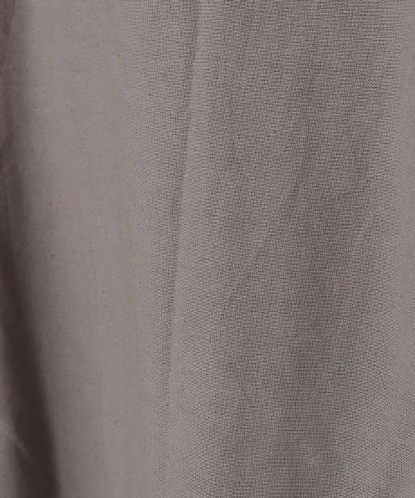 Chemise à col montant en coton népalais - M