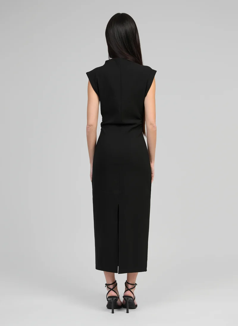 ROBE MIDI ELODIA noir