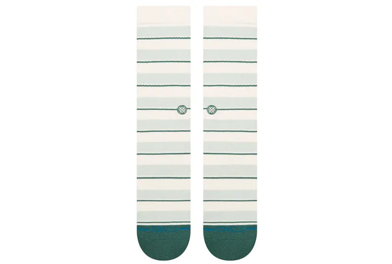 Chaussettes rayées à col rond