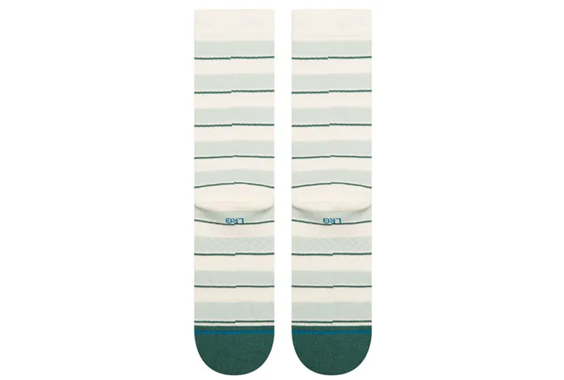 Chaussettes rayées à col rond