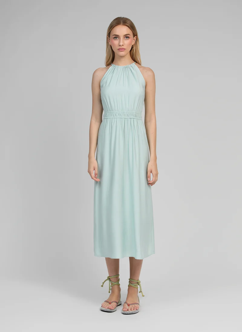 ROBE MIDI MENDALY celadon