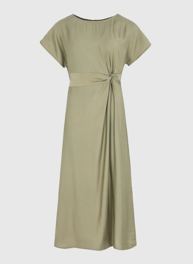 ROBE MIDI MOUNDY militaire