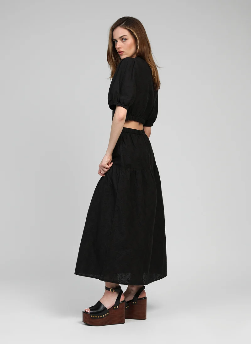ROBE MIDI OSEILA noir
