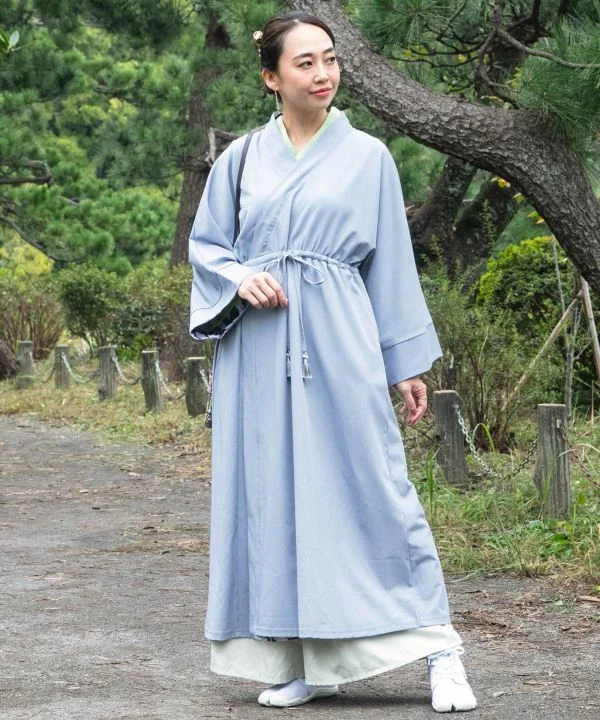 Haut NAKAGI à encolure façon kimono