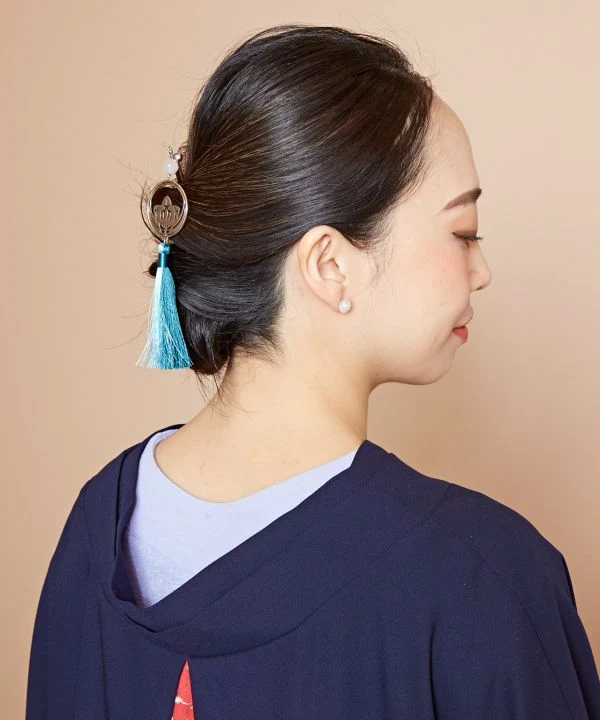 Haut NAKAGI à encolure façon kimono