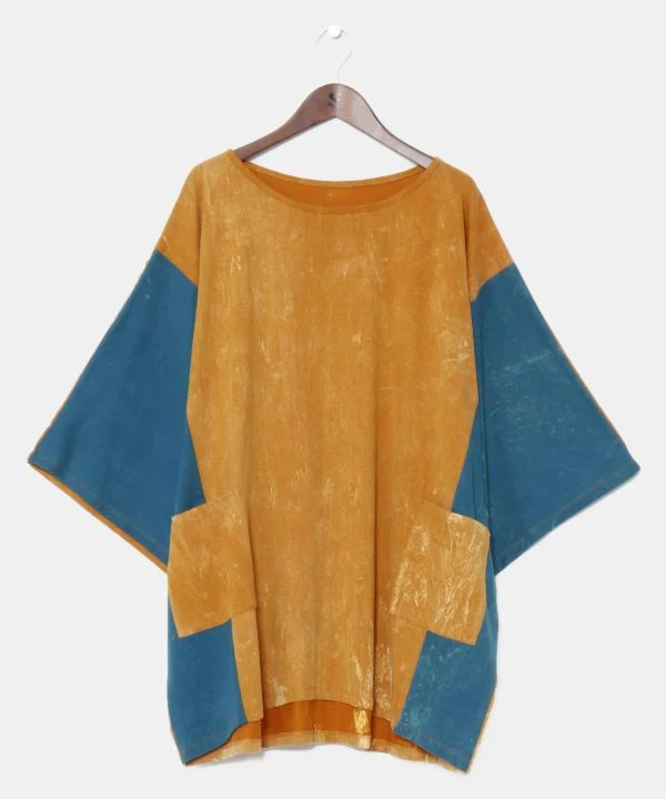 Haut oversize délavé à l'acide pour homme