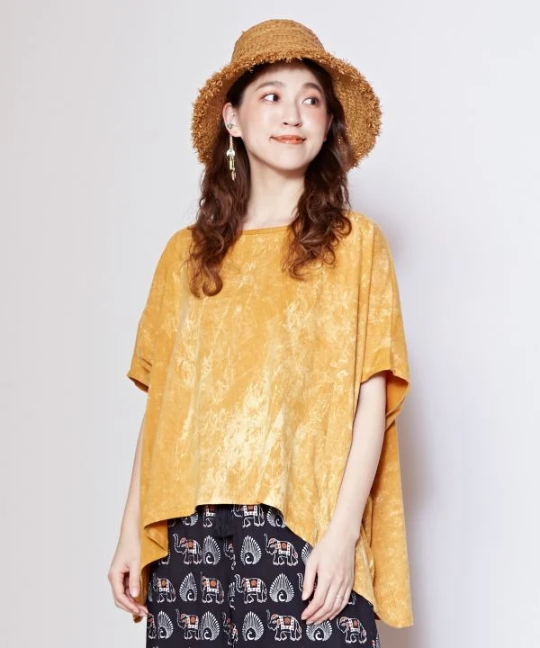 Haut oversize délavé à l'acide