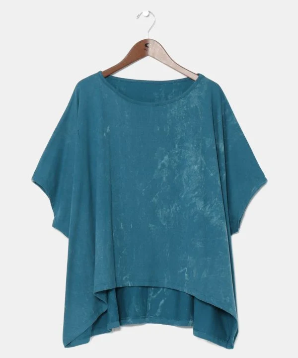 Haut oversize délavé à l'acide