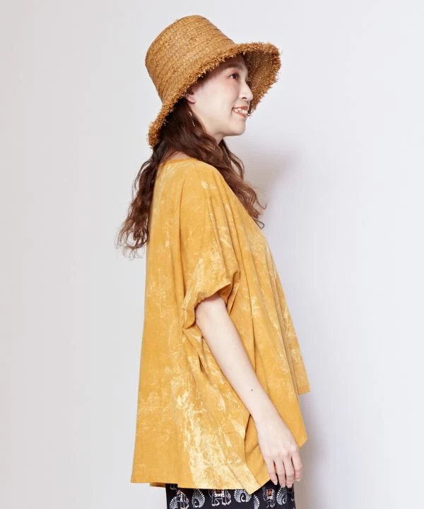 Haut oversize délavé à l'acide