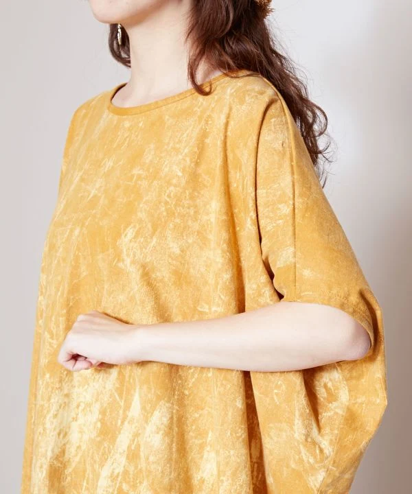 Haut oversize délavé à l'acide