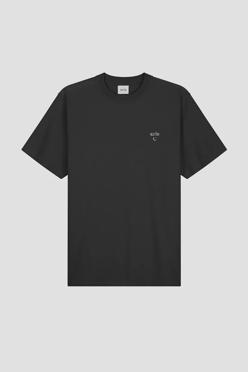 Arte - T-shirt cœur - Noir