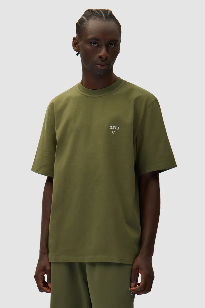 Arte - T-shirt cœur - Vert