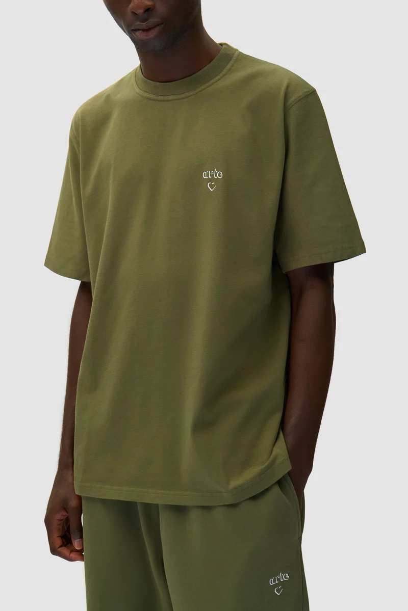 Arte - T-shirt cœur - Vert