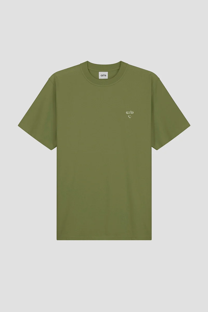 Arte - T-shirt cœur - Vert