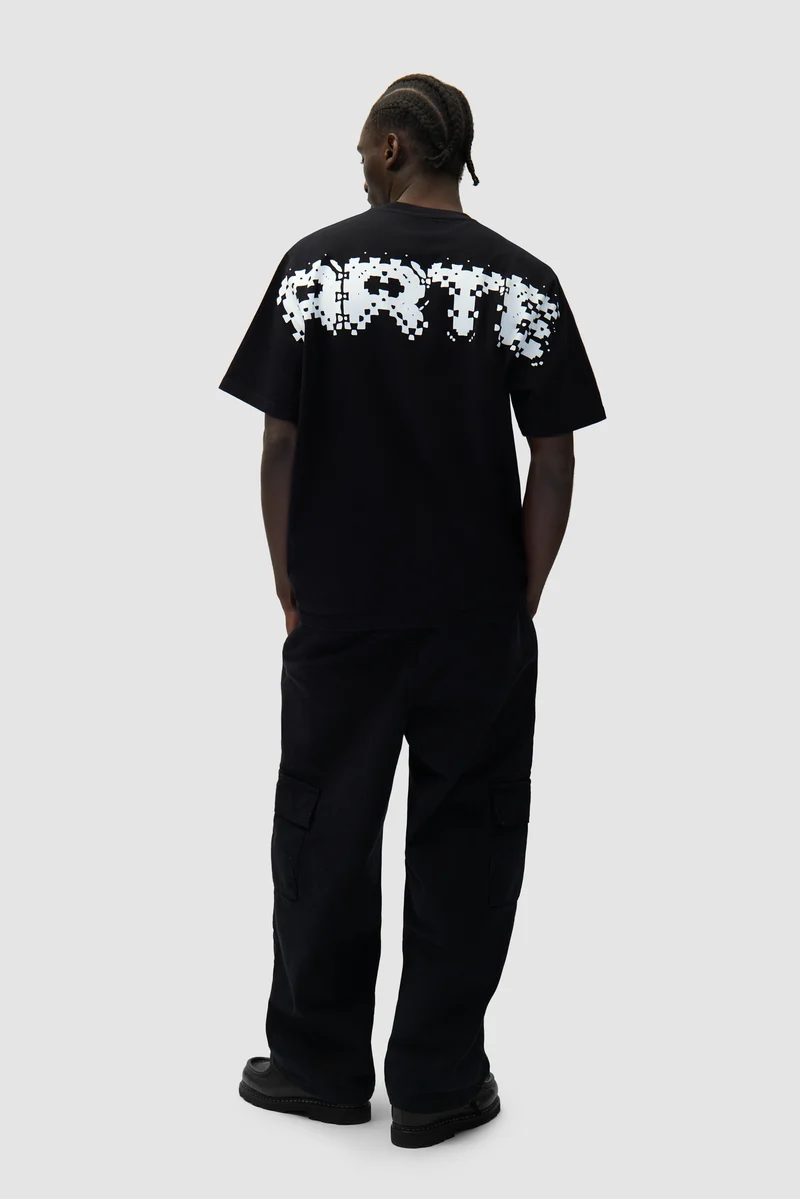 T-shirt Pixel Back - Noir