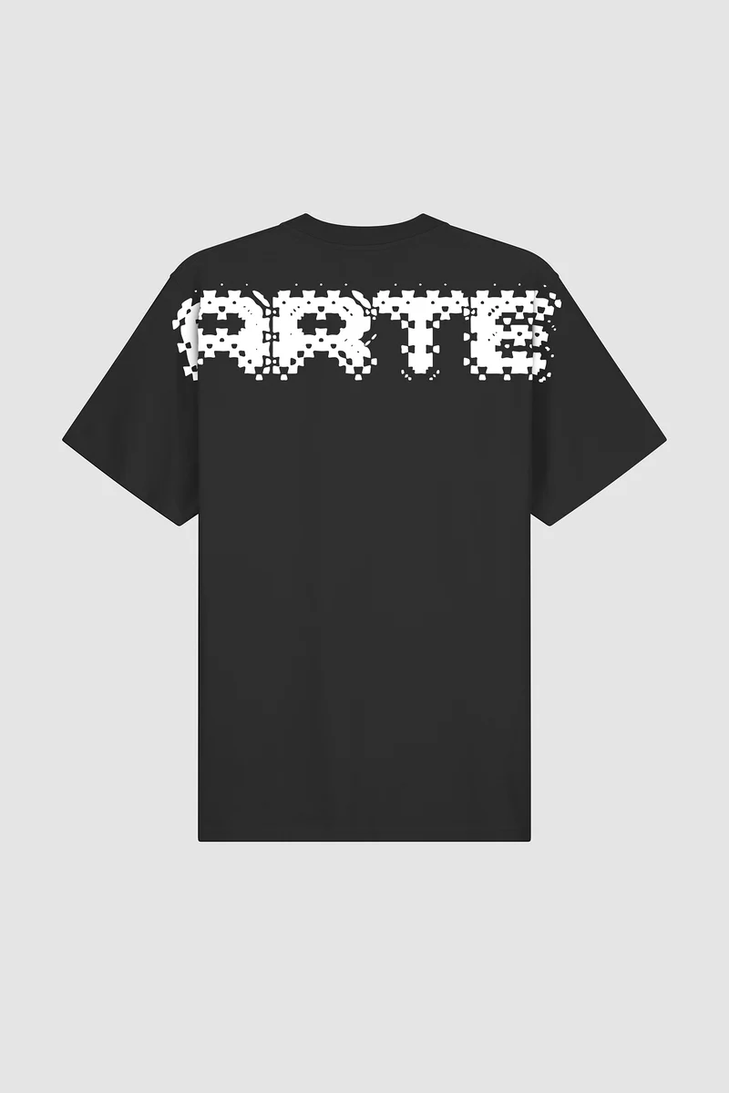 T-shirt Pixel Back - Noir