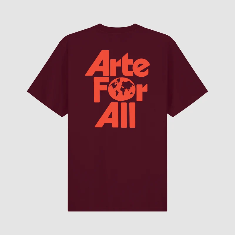 T-shirt Arte For All - Bordeaux