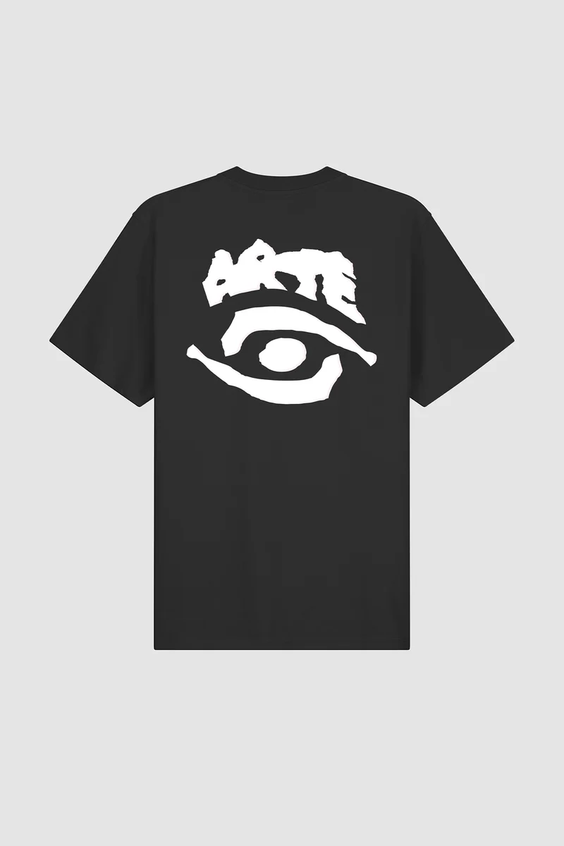 T-shirt imprimé œil - Noir