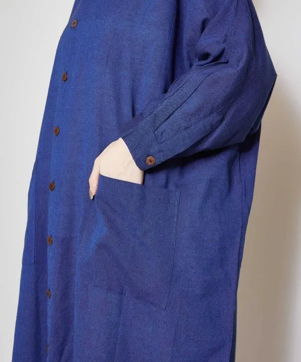 Chemise longue unisexe en coton népalais