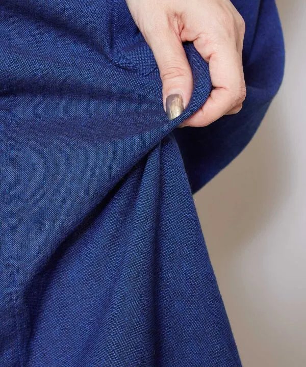 Chemise longue unisexe en coton népalais