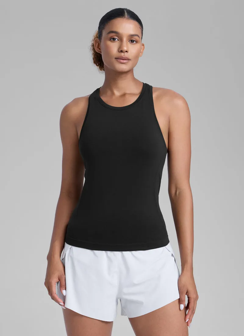 Seamless Crewneck Racerback Tank