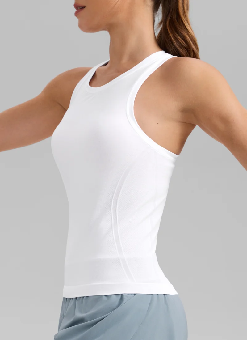 Seamless Crewneck Racerback Tank