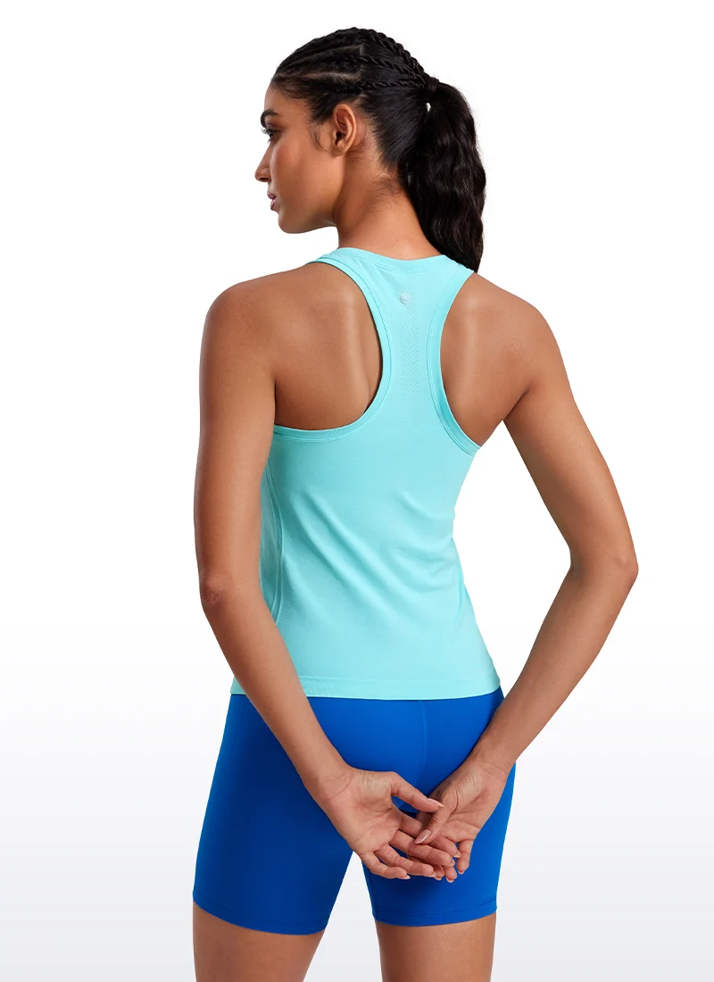 Seamless Crewneck Racerback Tank