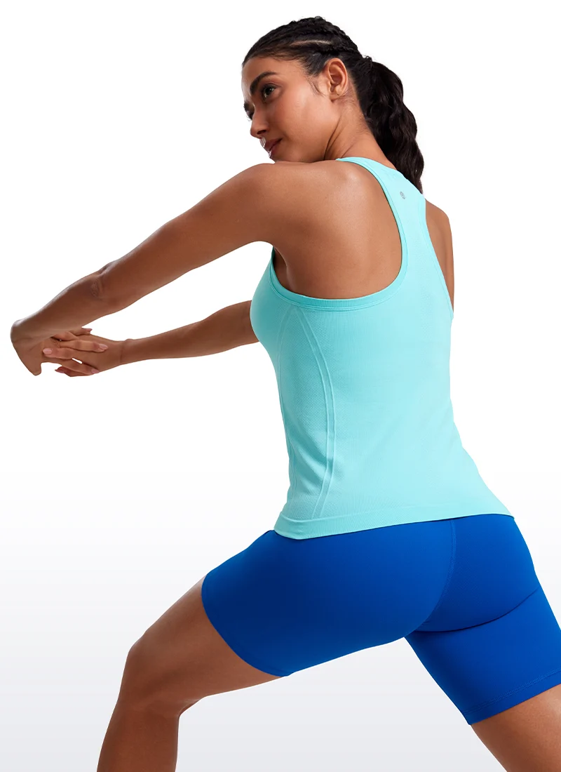 Seamless Crewneck Racerback Tank
