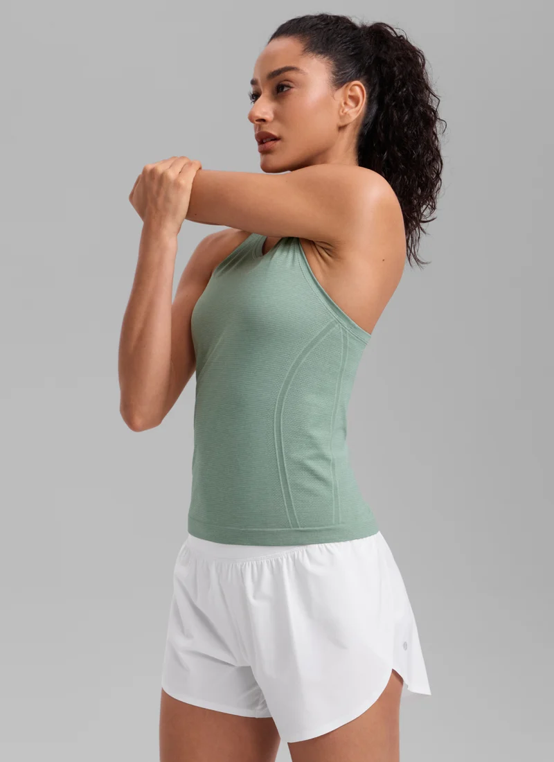 Seamless Crewneck Racerback Tank