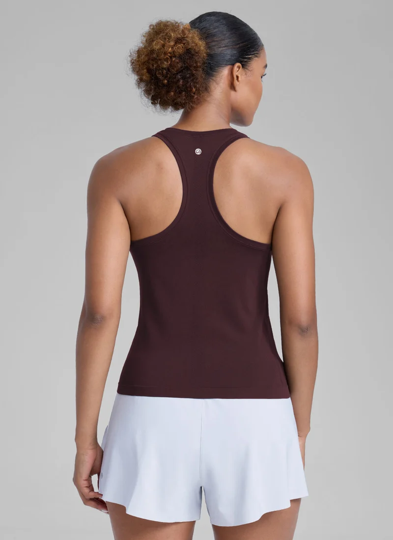 Seamless Crewneck Racerback Tank