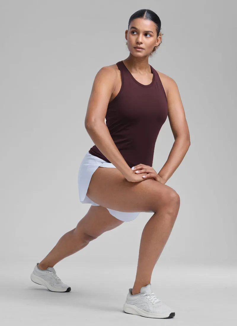 Seamless Crewneck Racerback Tank