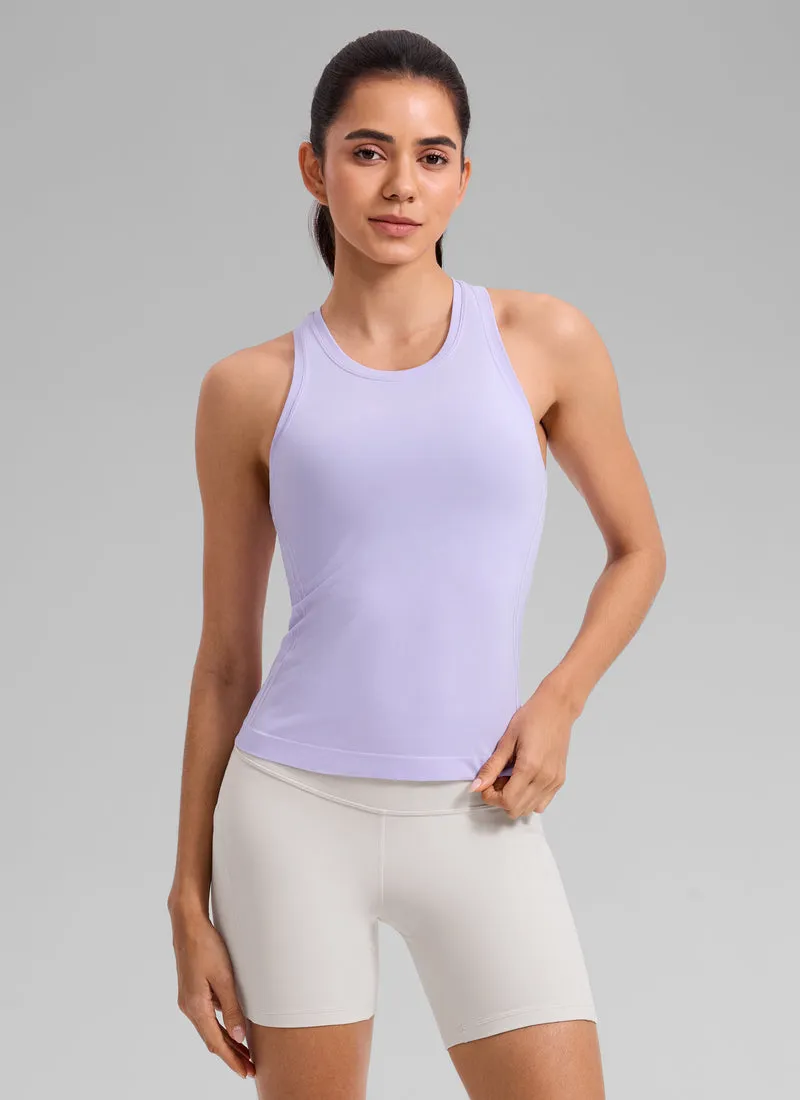 Seamless Crewneck Racerback Tank