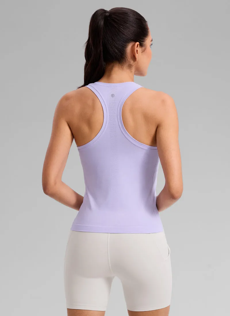 Seamless Crewneck Racerback Tank
