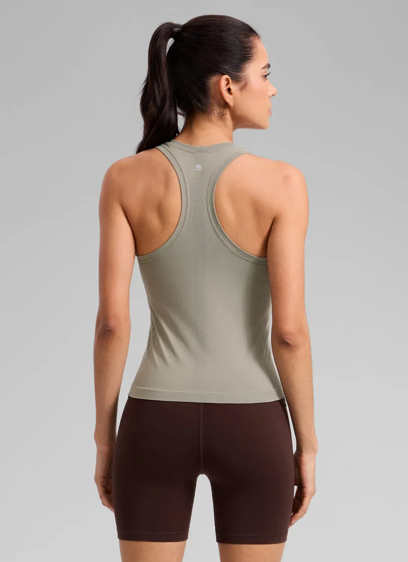 Seamless Crewneck Racerback Tank