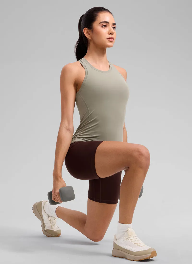 Seamless Crewneck Racerback Tank