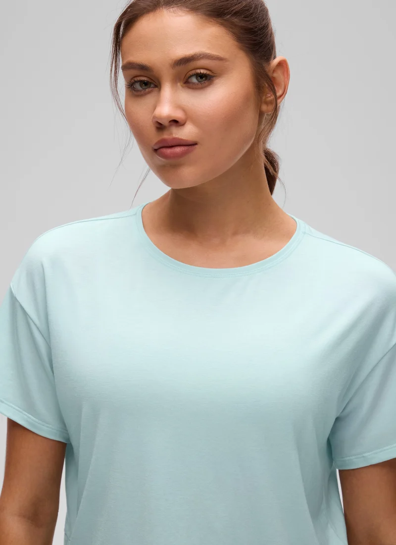 Open Back Cropped Short Sleeve