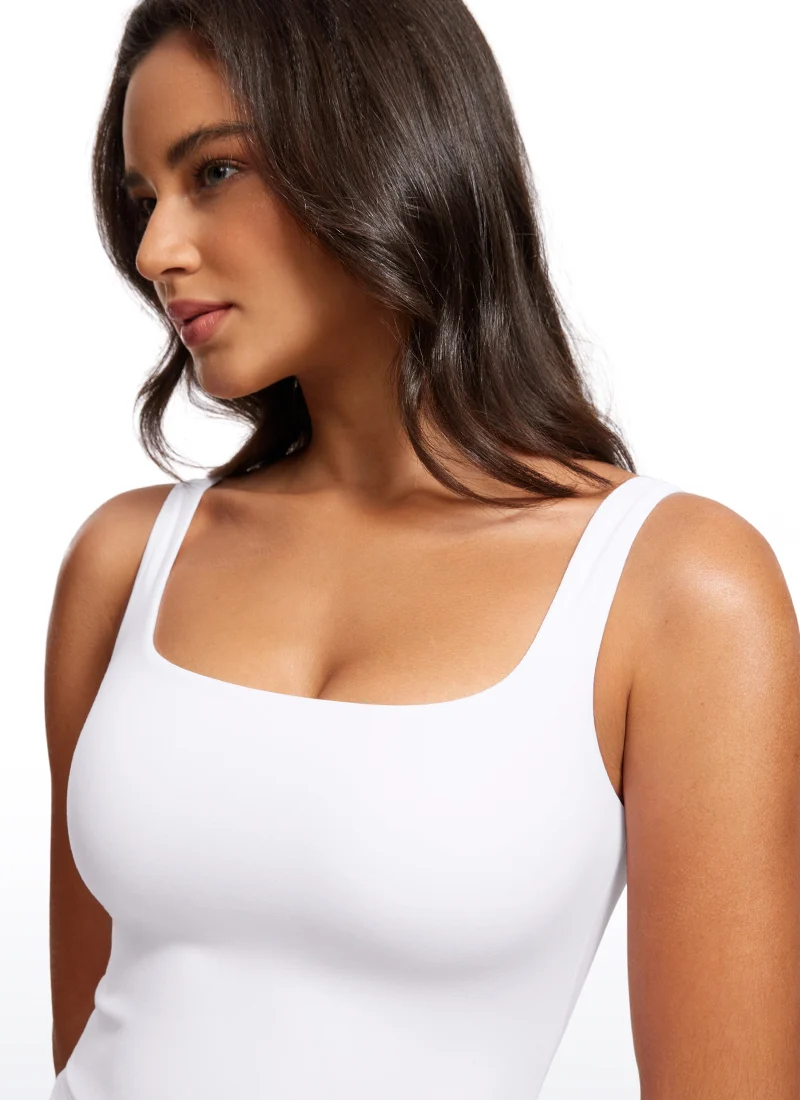 Butterluxe Double Lined Square Neck Tank