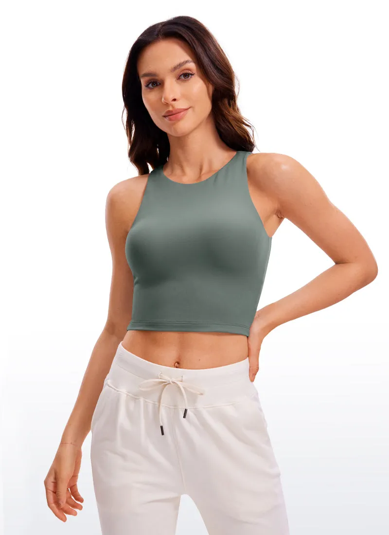 Butterluxe Cropped Wide Back Tank