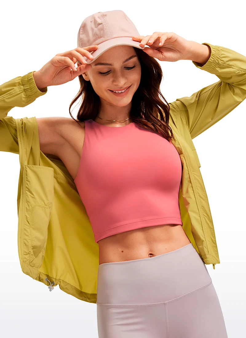 Butterluxe Cropped Wide Back Tank