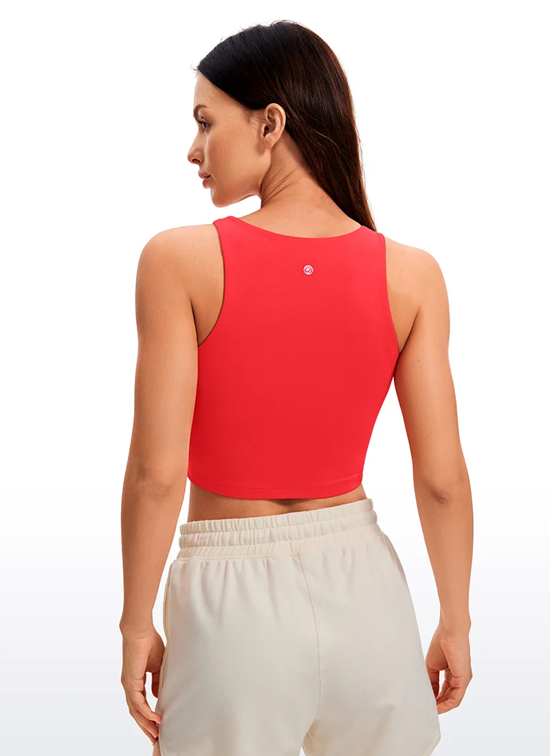 Butterluxe Cropped Wide Back Tank