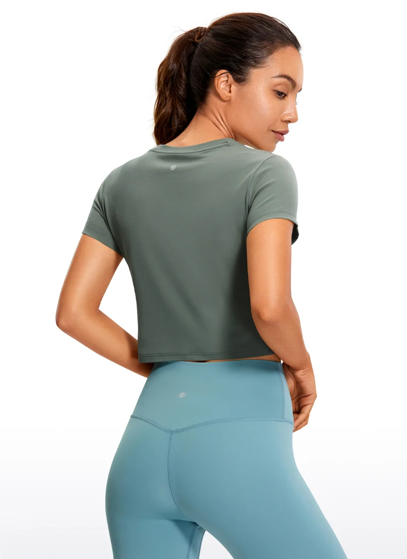 Butterluxe Cropped Short Sleeve