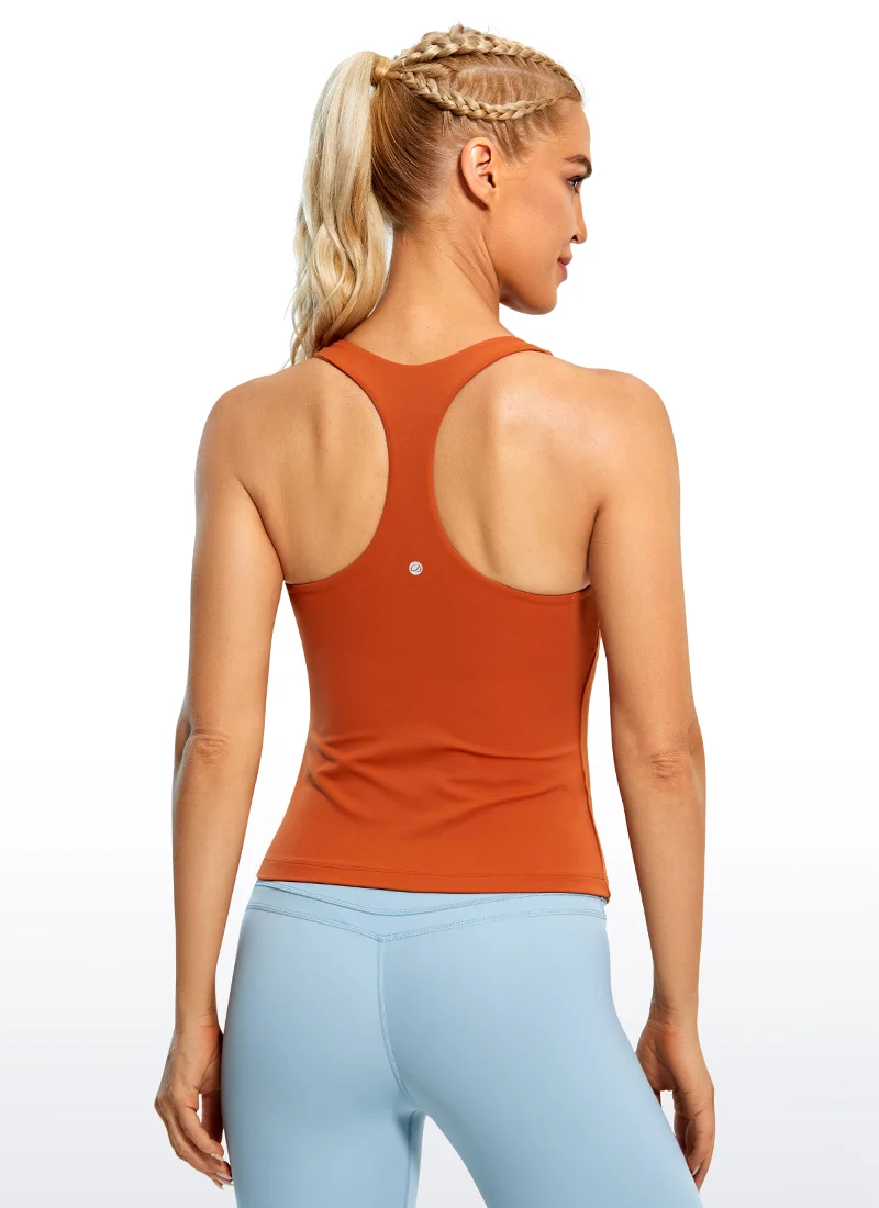 Butterluxe Waist Length Built in Bra Tank