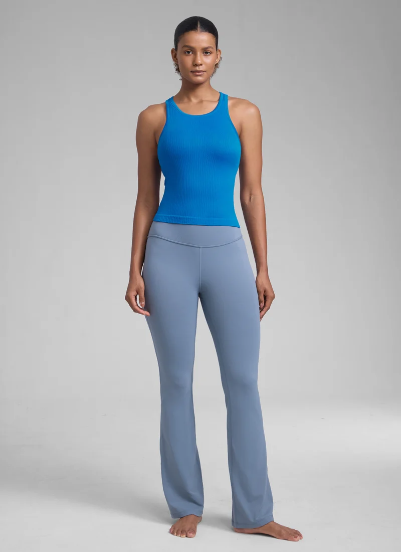 Seamless Racerback Hip Length Tank