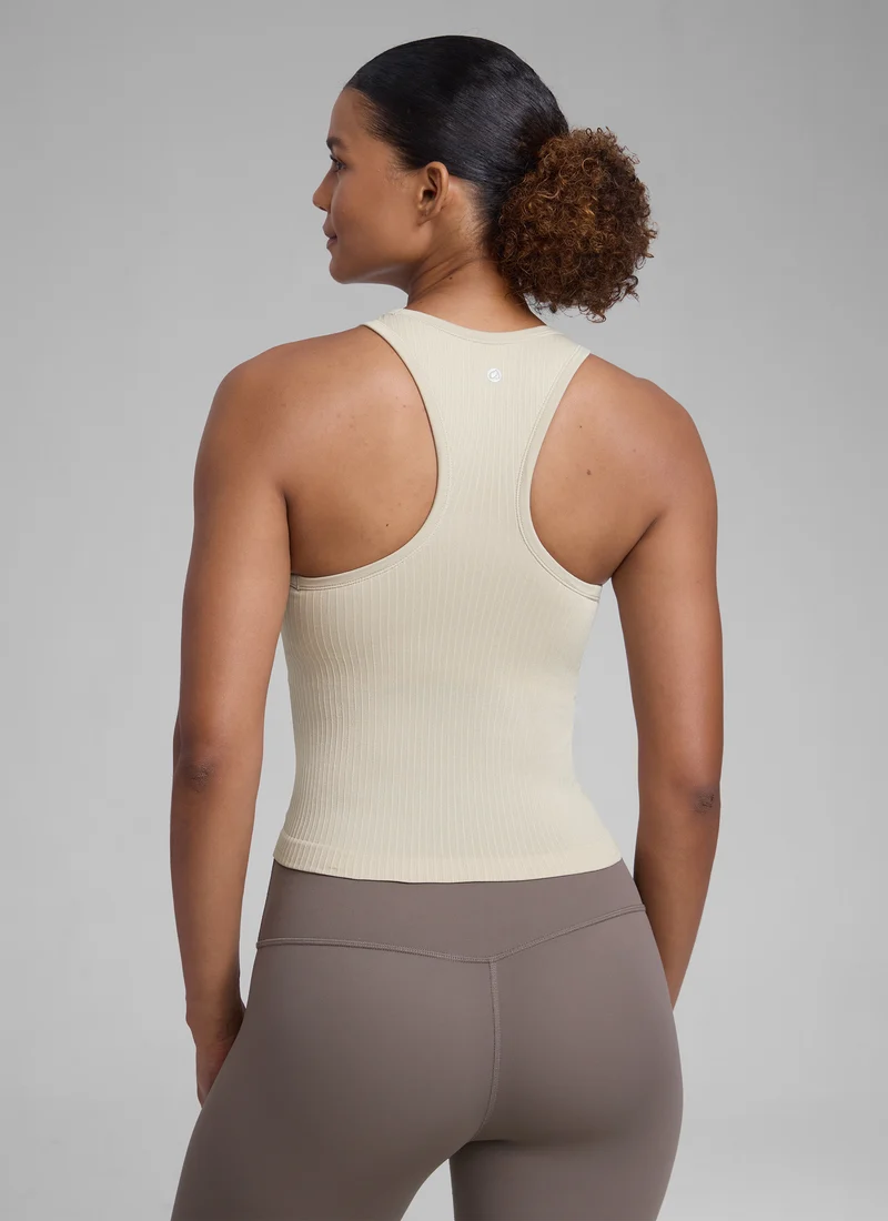 Seamless Racerback Hip Length Tank
