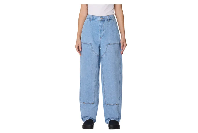 LEAH III BAGGY DOUBLE GENOU EN JEAN
