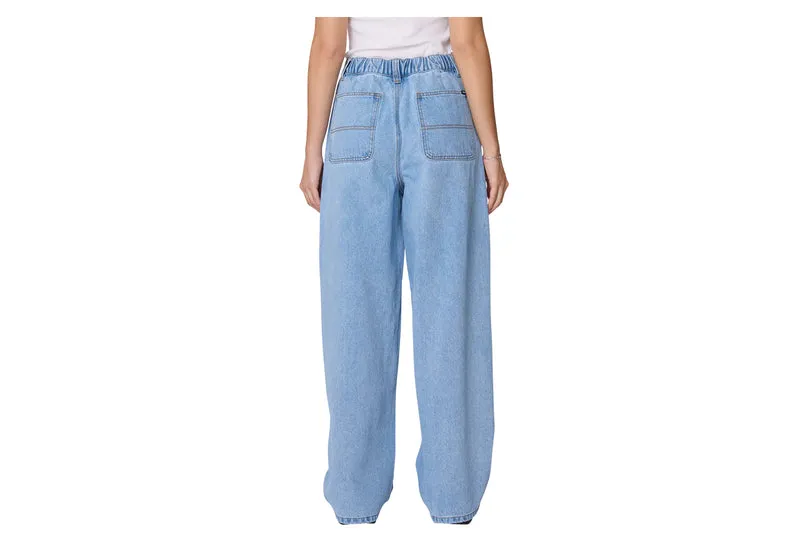 LEAH III BAGGY DOUBLE GENOU EN JEAN