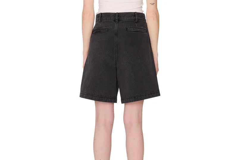 SHORT PLISSÉ EN JEAN ELI II