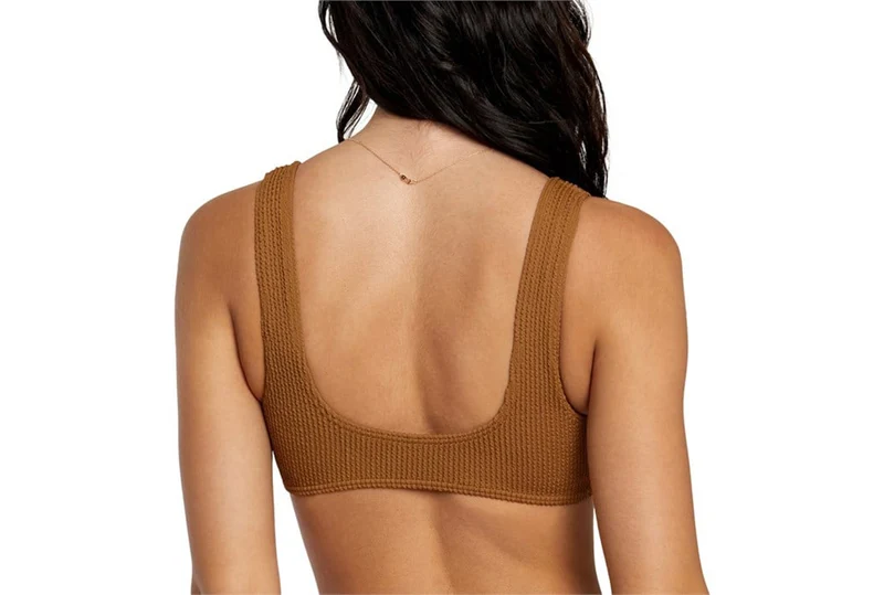 HAUT BRALETTE À TEXTURE RAINURÉES