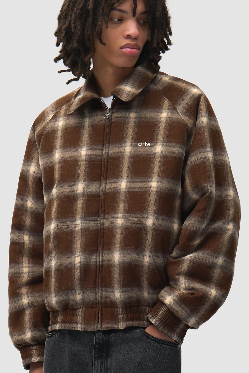 Veste d'uniforme réversible en cuir - Noire