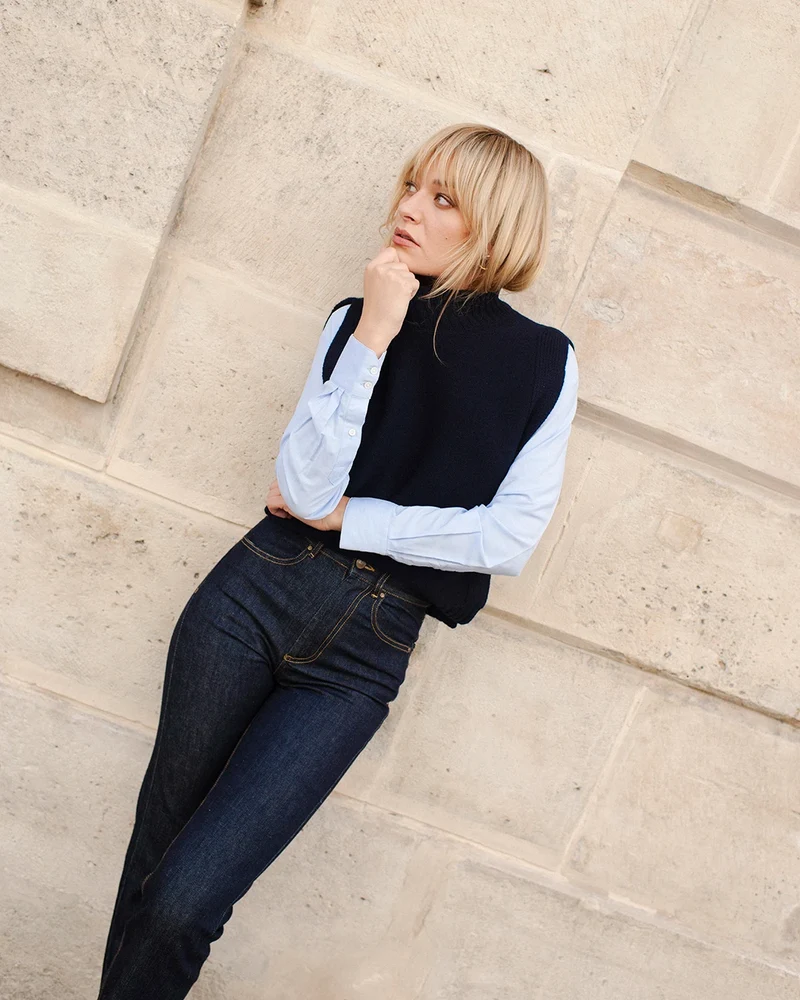 Pull Lun - Bleu Marine